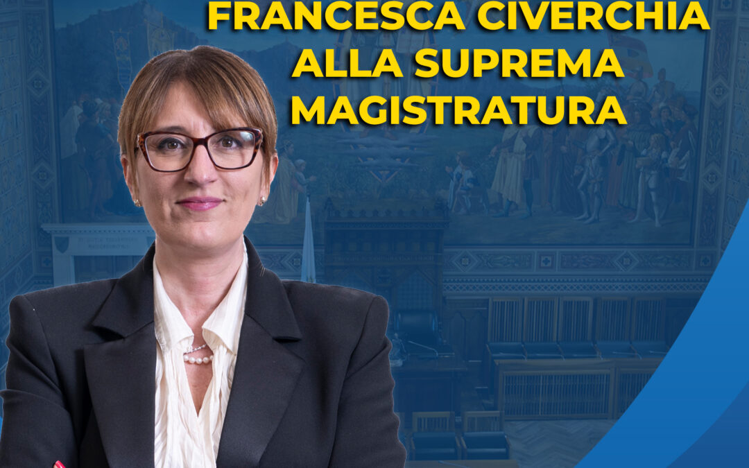 Il Partito Democratico Cristiano Sammarinese annuncia con orgoglio la candidatura di Francesca Civerchia alla Suprema Magistratura