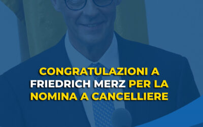 PDCS: CONGRATULAZIONI A MERZ PER LA NOMINA A CANCELLIERE