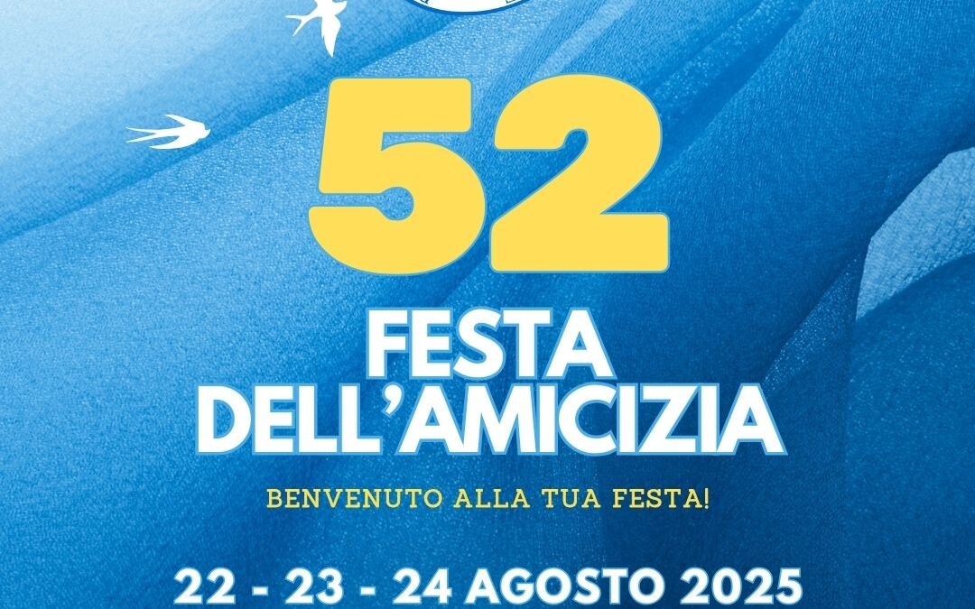 INTERVENTO DEL SEGRETARIO POLITICO GIAN CARLO VENTURINI ALLA 52a FESTA DELL’AMICIZIA DEL PDCS