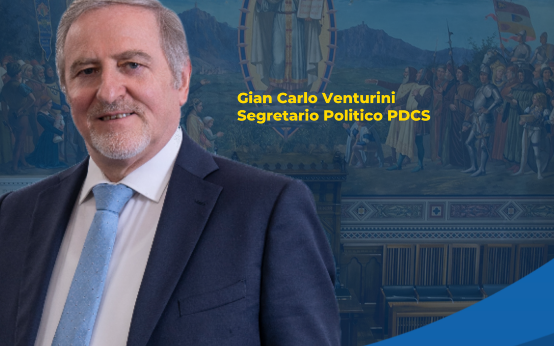 Gian Carlo Venturini (PDCS): Difendere le istituzioni e la reputazione della Repubblica è una priorità