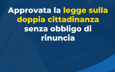 Naturalizzazione: stop all’obbligo di rinuncia per chi si naturalizza