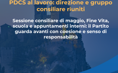 PDCS al lavoro: direzione e gruppo consiliare riuniti