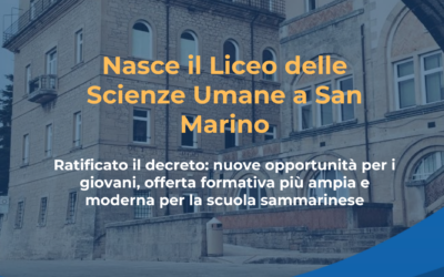 Il PDCS accoglie con favore la ratifica del decreto per l’attivazione del Liceo delle Scienze Umane