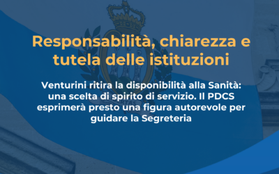 LA DIREZIONE DEL PDCS: RESPONSABILITÀ, CHIAREZZA E RISPETTO DELLE ISTITUZIONI
