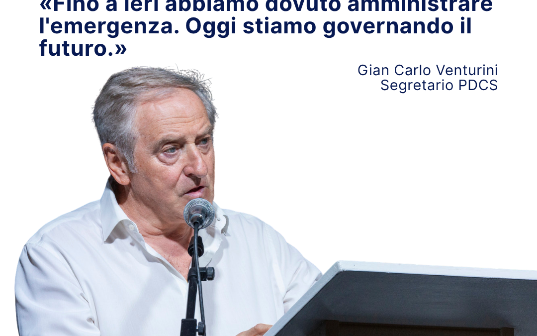 Intervento del Segretario Politico Gian Carlo Venturini alla 53ª Festa dell’Amicizia