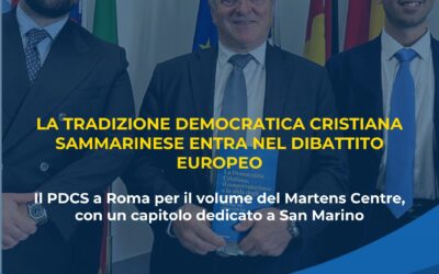 La tradizione Democratica Cristiana Sammarinese entra nel dibattito Europeo
